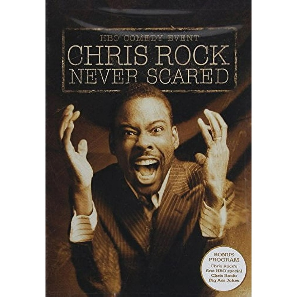 Chris Rock: Never Scared (DVD) + Bonus Special New Factory Sealed